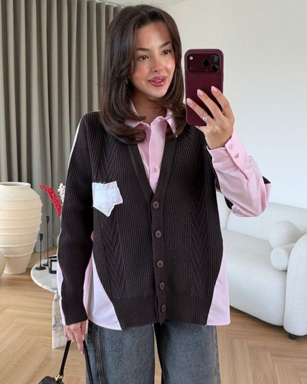 Shirt - Pink - front view