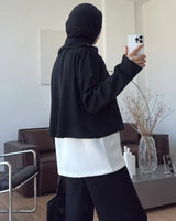 The Go-To 3PCS Set - Black - back view