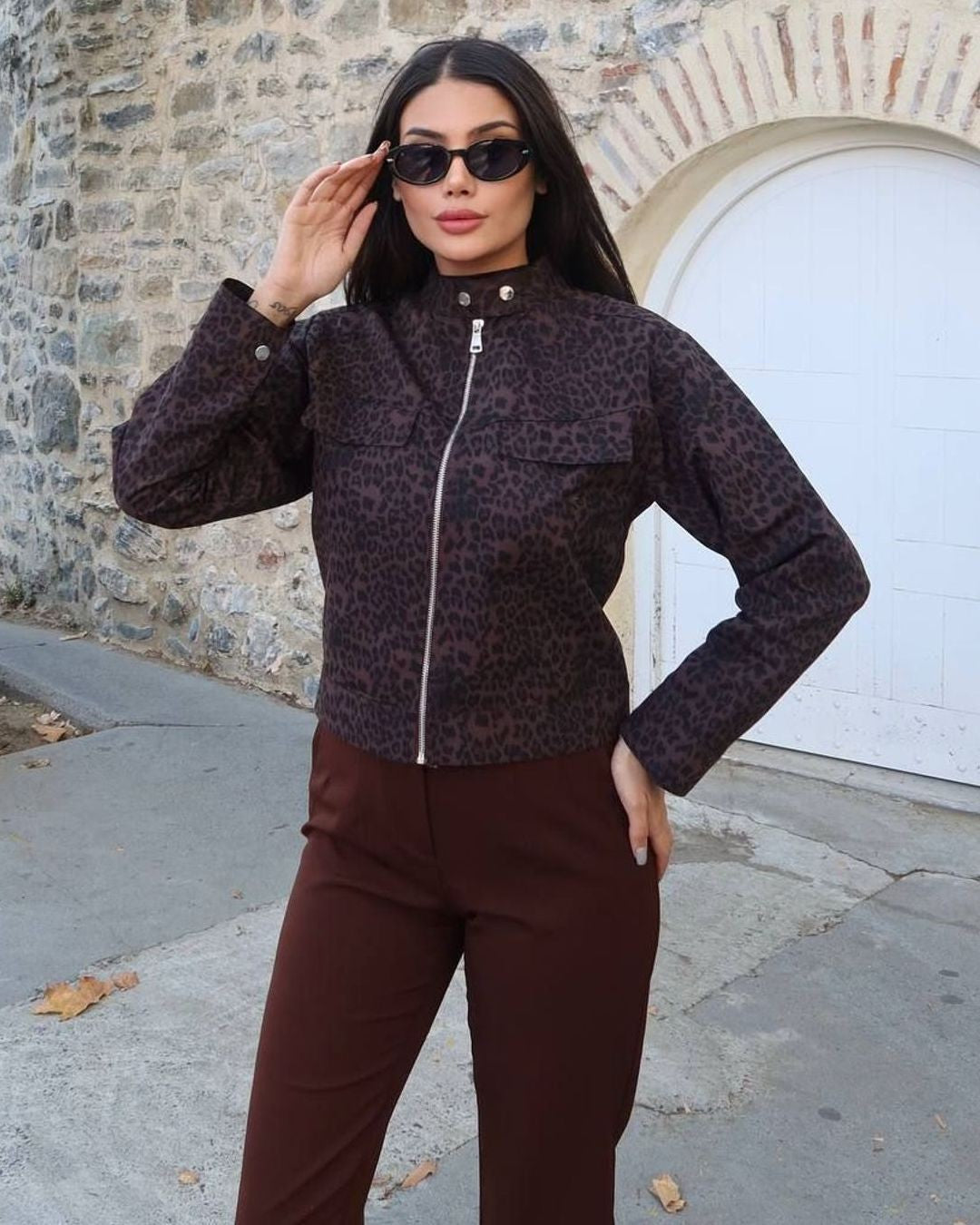 The Leopard Jacket - Leopard - front view
