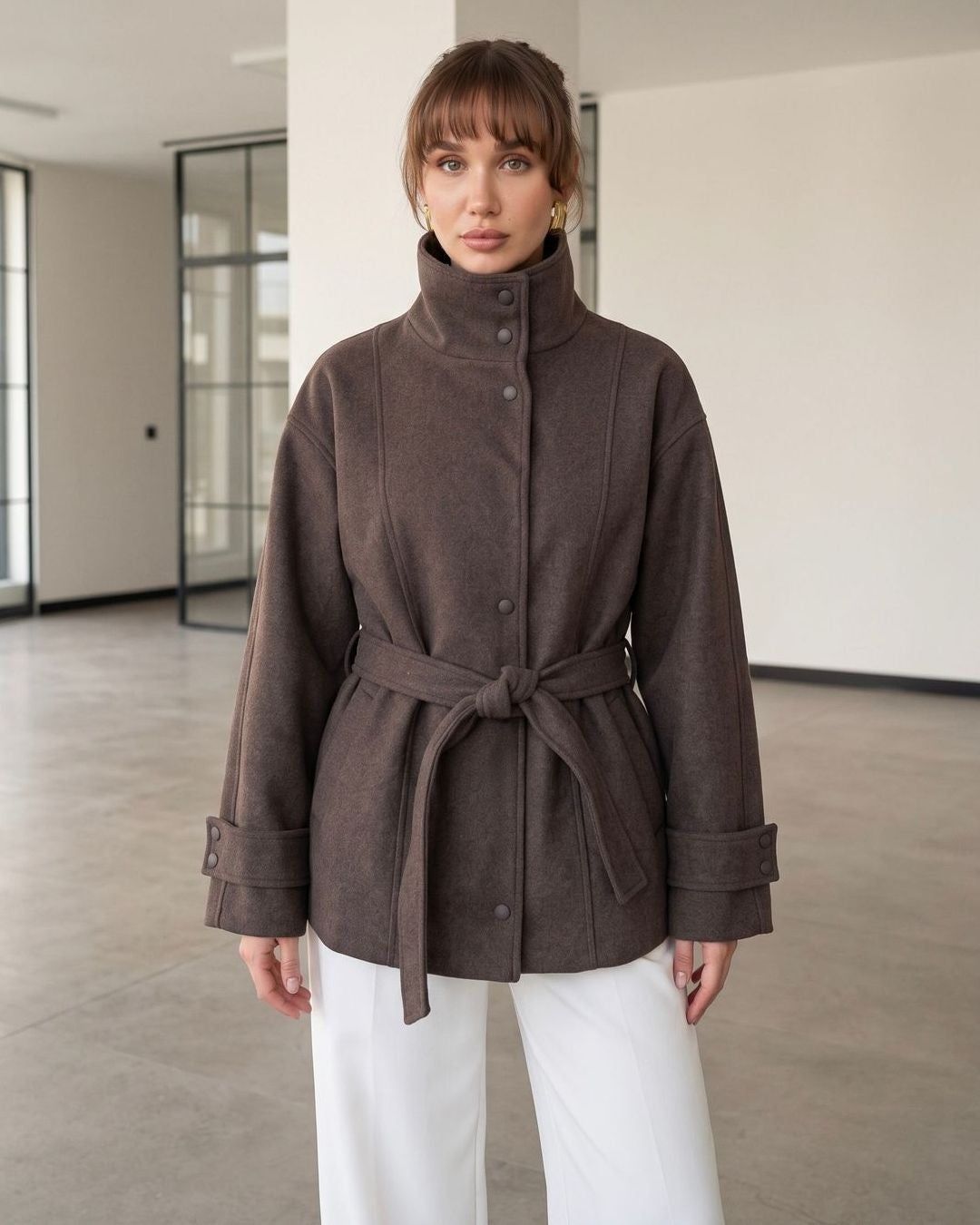 The Regent Belted Jacket - front view
