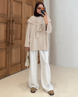 Top - Beige - front view