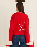 Top - Red - back view