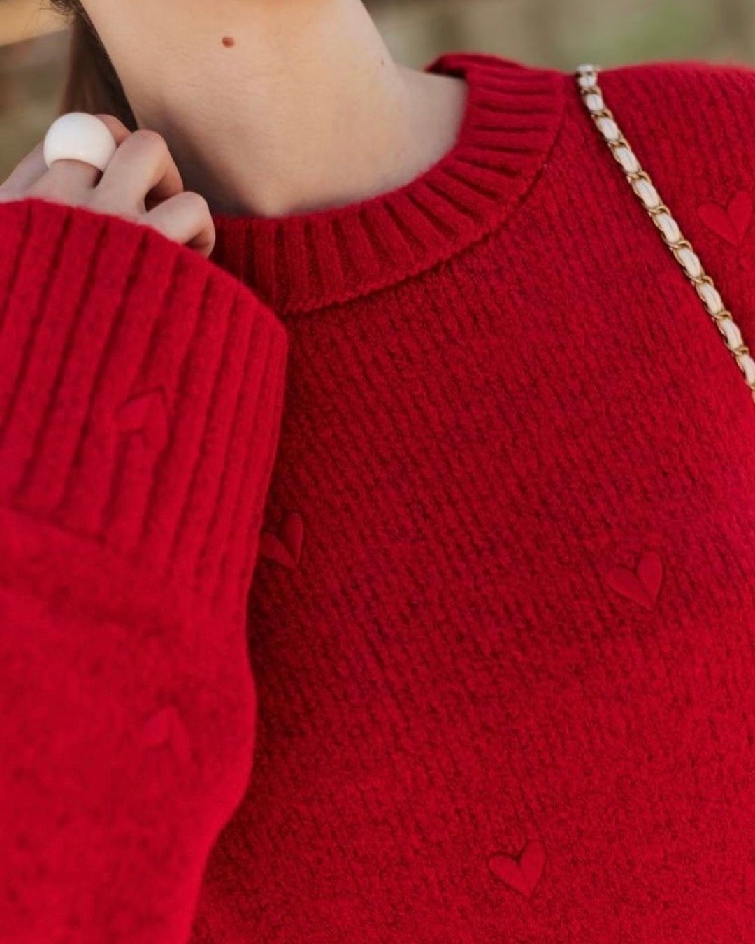 Top - Red - detail