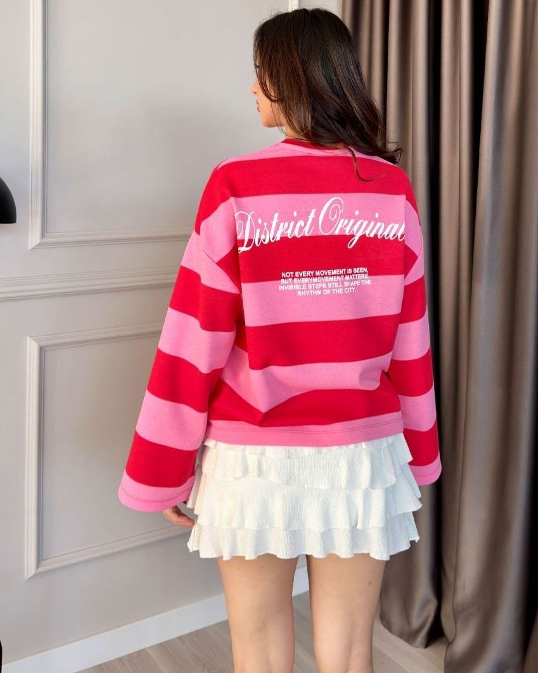 Top - Pink - back view