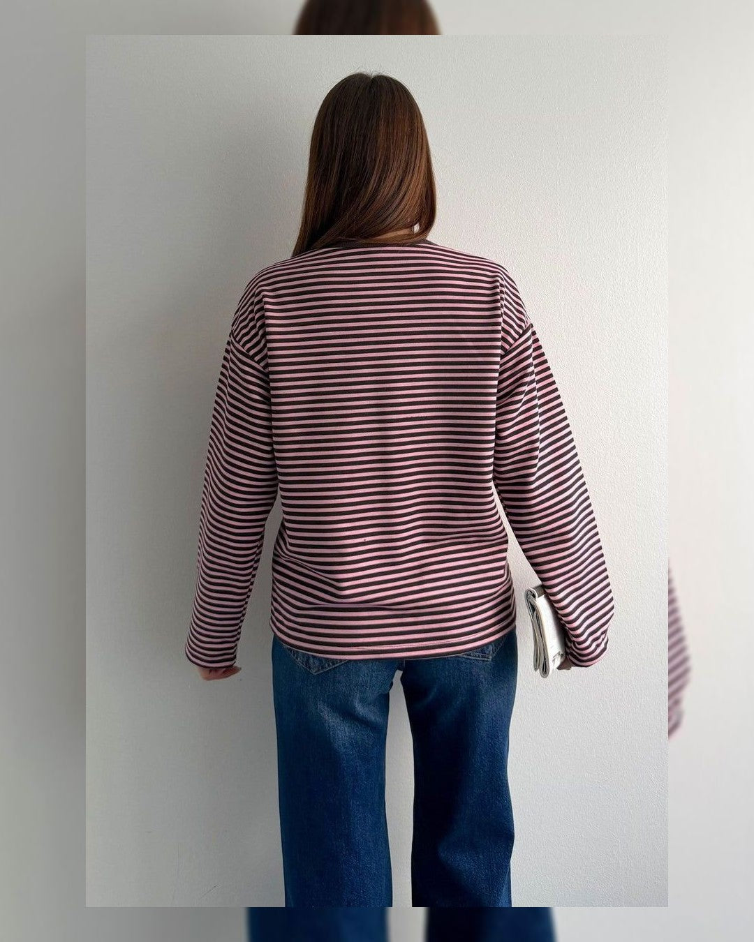 Top - Pink - back view