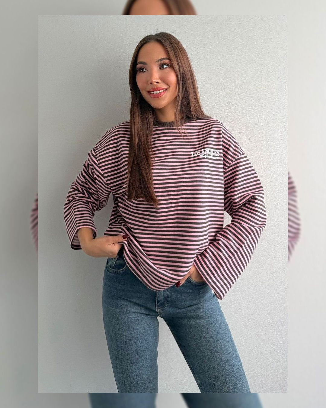 Top - Pink - front view