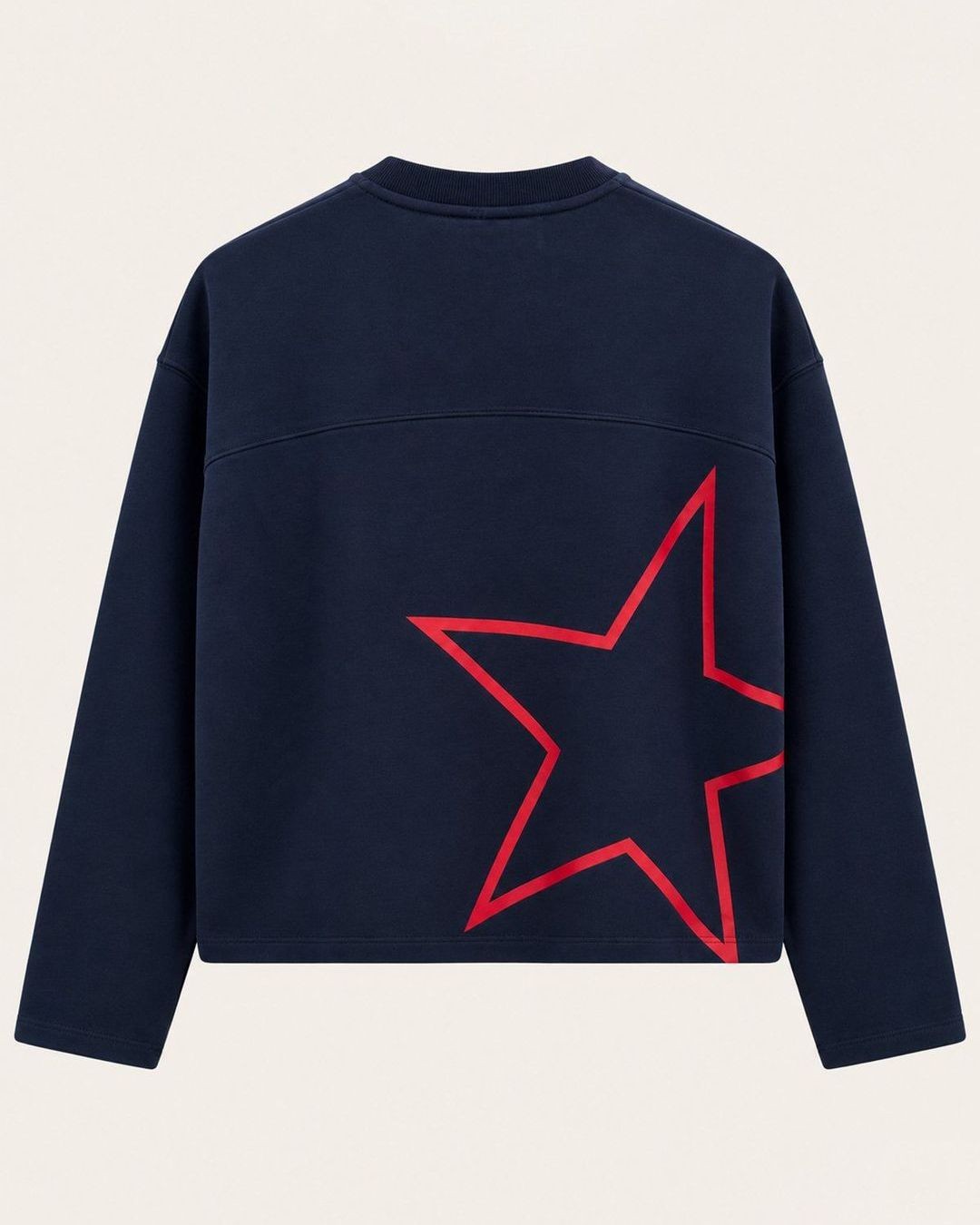 Top - Navy - back view