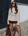 Top - Beige - front view