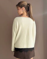 Top - Beige - back view