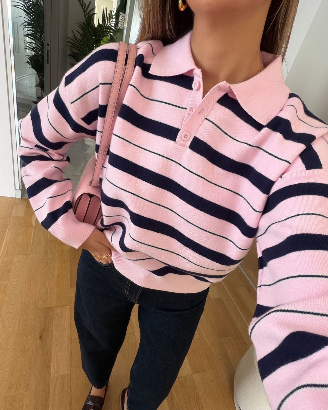Top - Pink - front view
