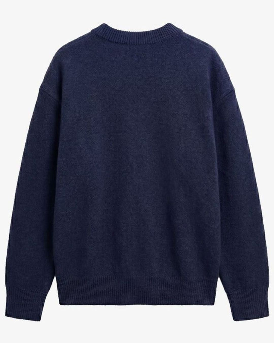 Top - Navy - back view