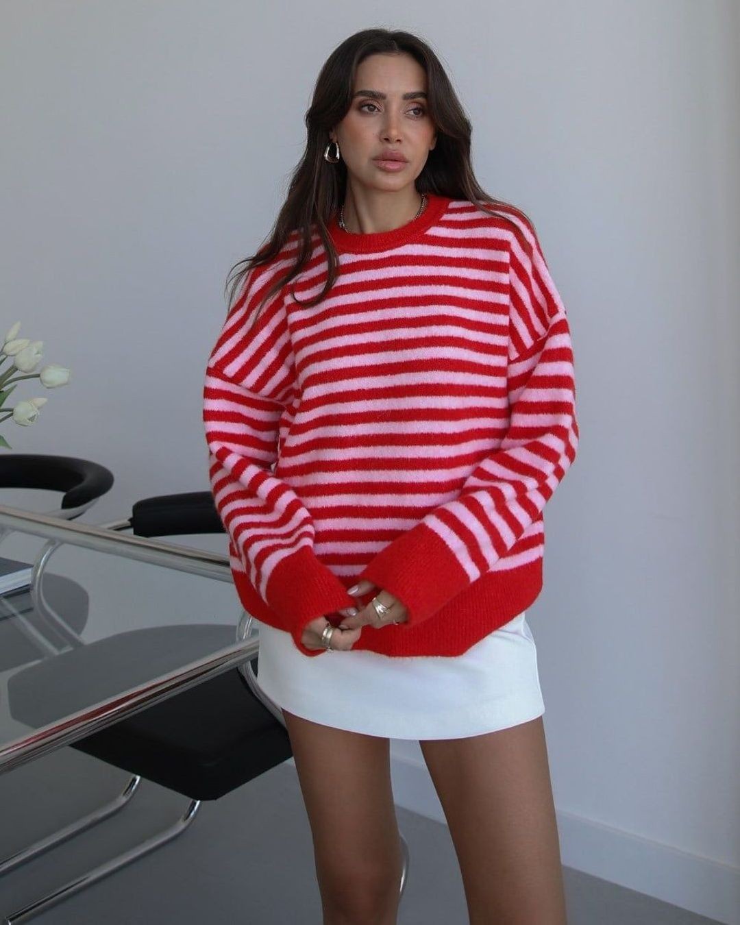 Top - Pink - front view