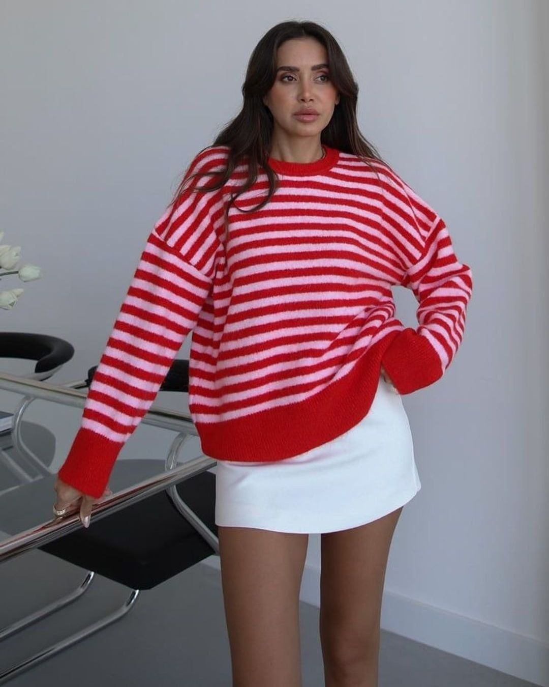 Top - Pink - front view