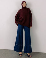 Top - Burgundy - front view