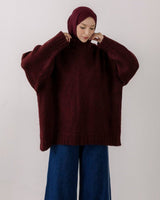 Top - Burgundy - front view