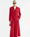 Two Piece Set + Belt - Red - front view