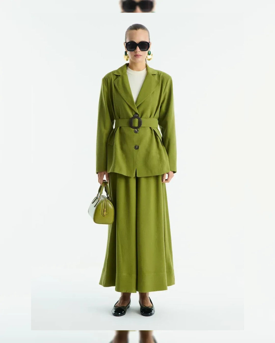 Two Piece Set + Belt - Dark Zeti - front view