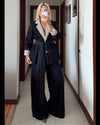 Two Piece Set + Belt - Denim - front view