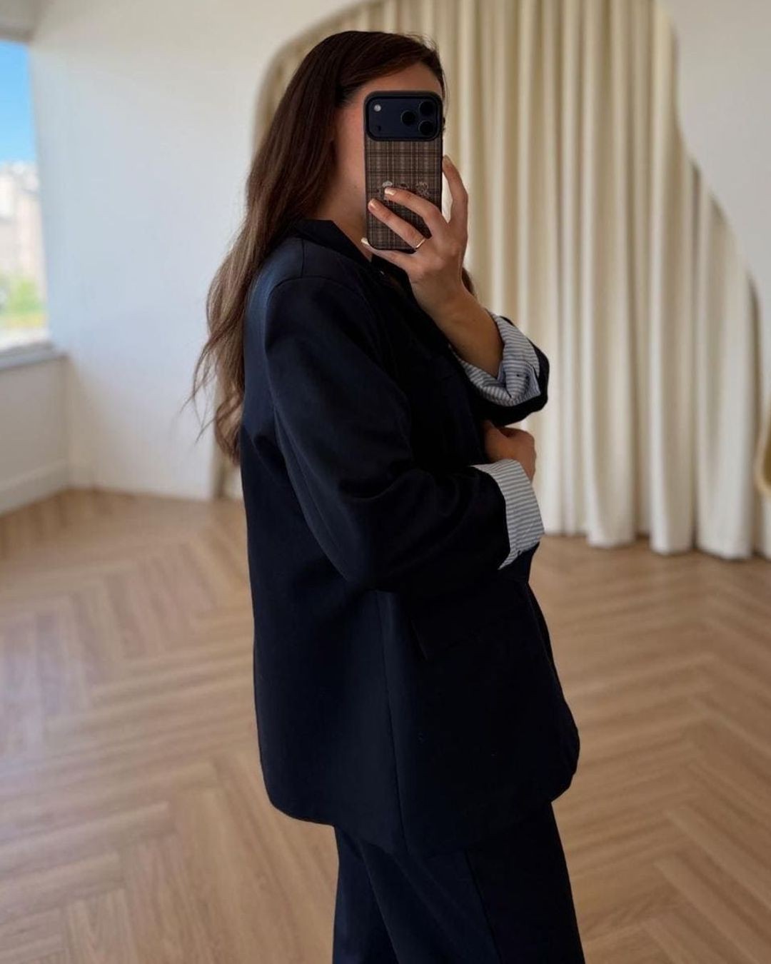 Soft Power Navy Suit - Navy - side view