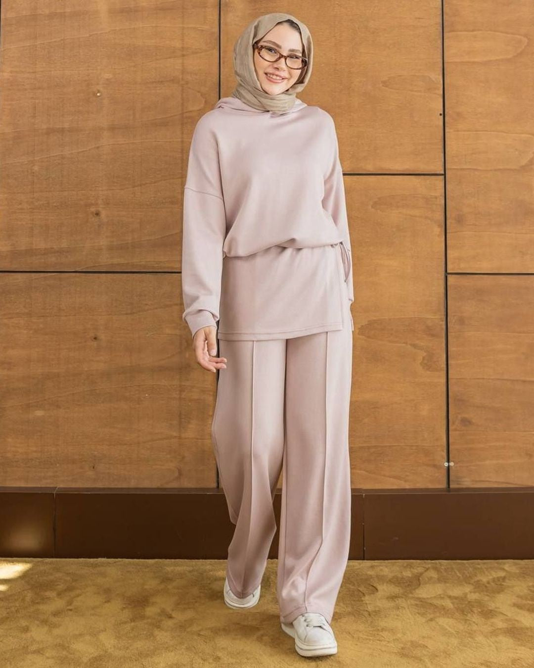 Two Piece Set - Pink - front view