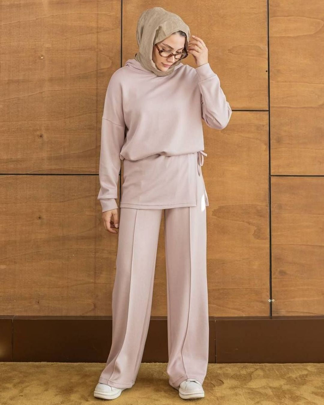 Two Piece Set - Pink - front view