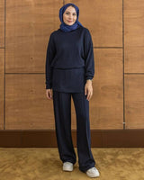 Two Piece Set - Navy - front view