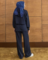 Two Piece Set - Navy - back view