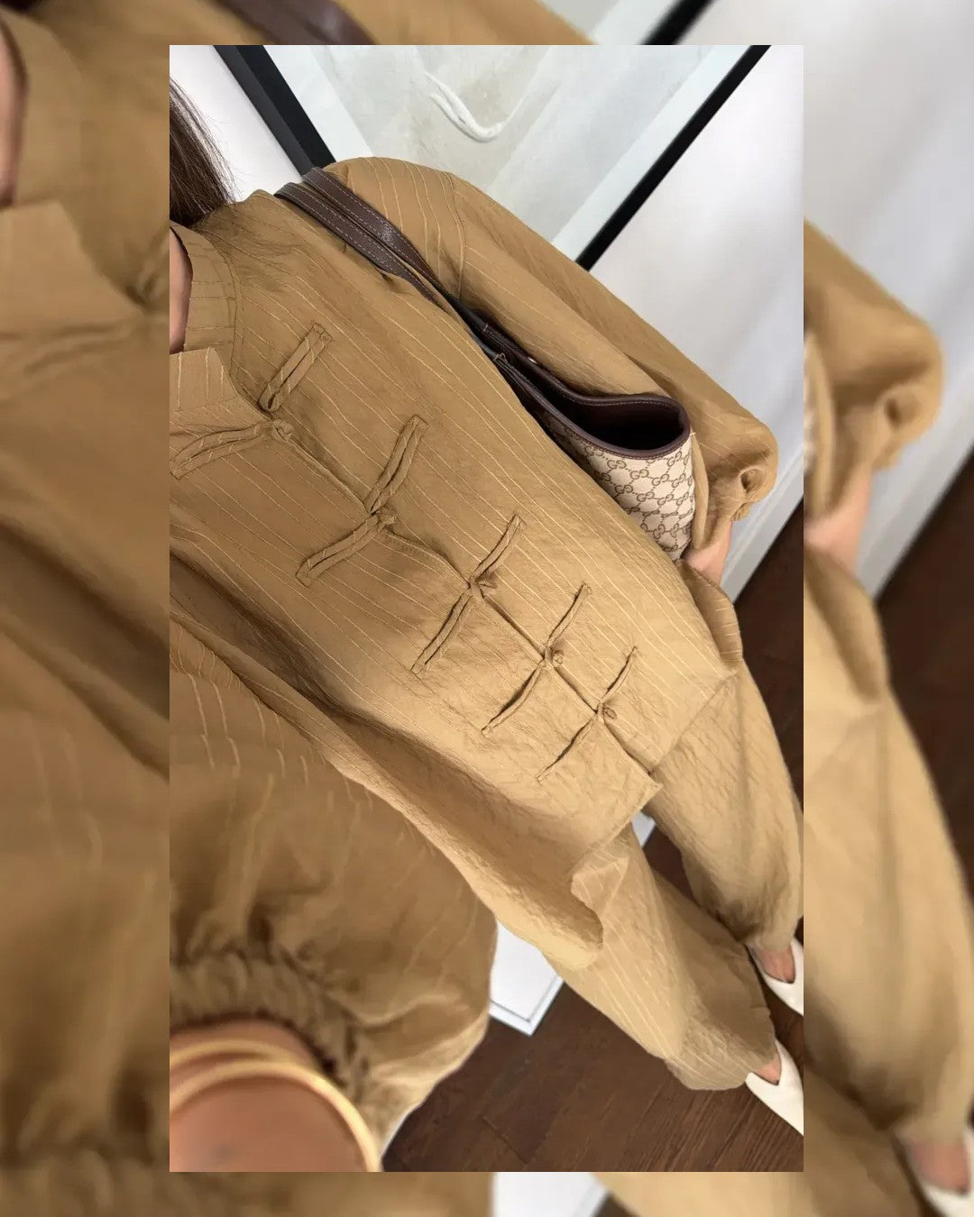 Two Piece Set - Brown - detail