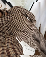 Two Piece Set - Brown - detail
