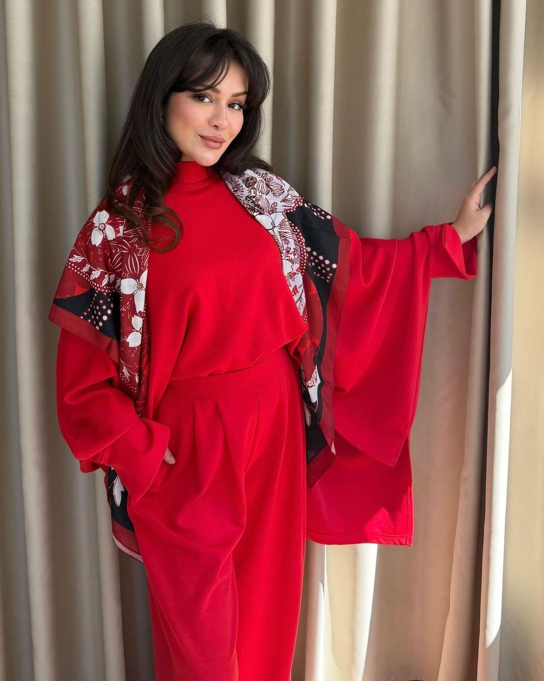 Two Piece Set - Red - front view