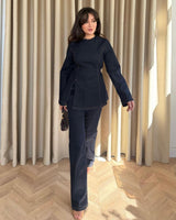 Two Piece Set - Denim - front view