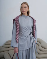 Two Piece Set - Grey - front view