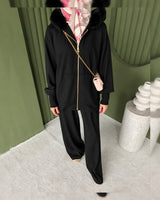 Two Piece Set - Black - front view