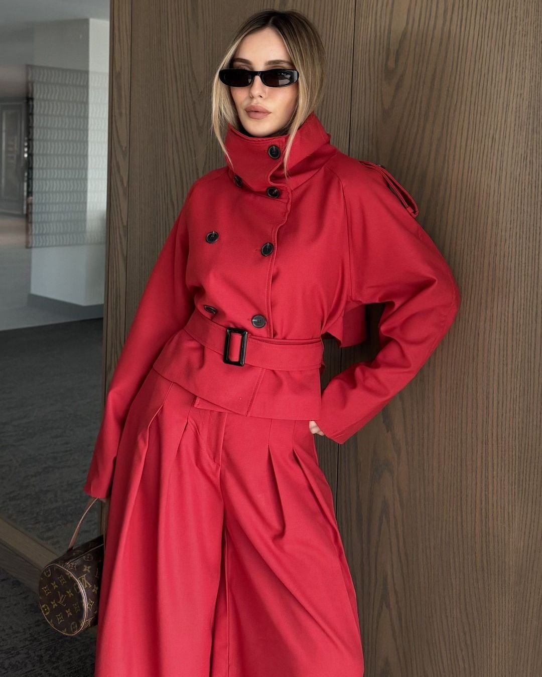 Two Piece Set - Red - front view