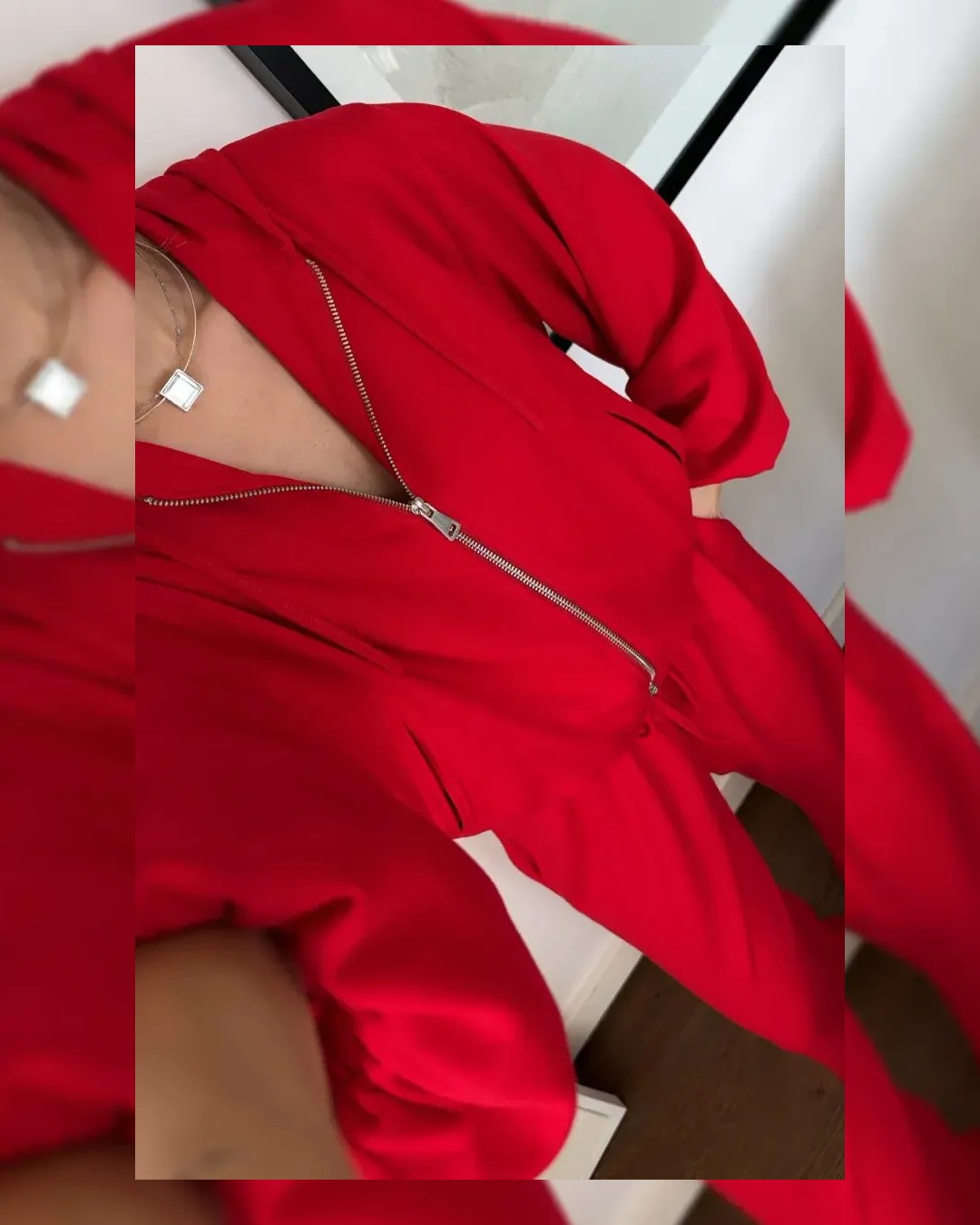 Two Piece Set - Red - front view