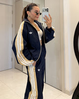 Two Piece Set - Navy - three-quarter view