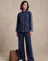 Two Piece Set - Dark Denim - front view