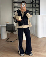 Two Piece Set - Navy - front view