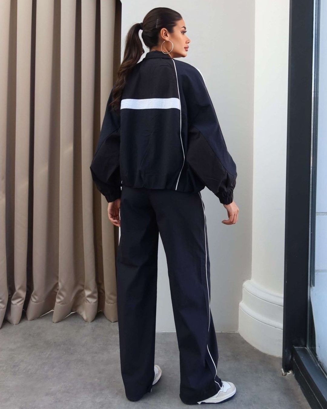 Two Piece Set - Navy - back view