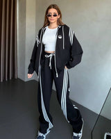 Two Piece Set - Black - front view