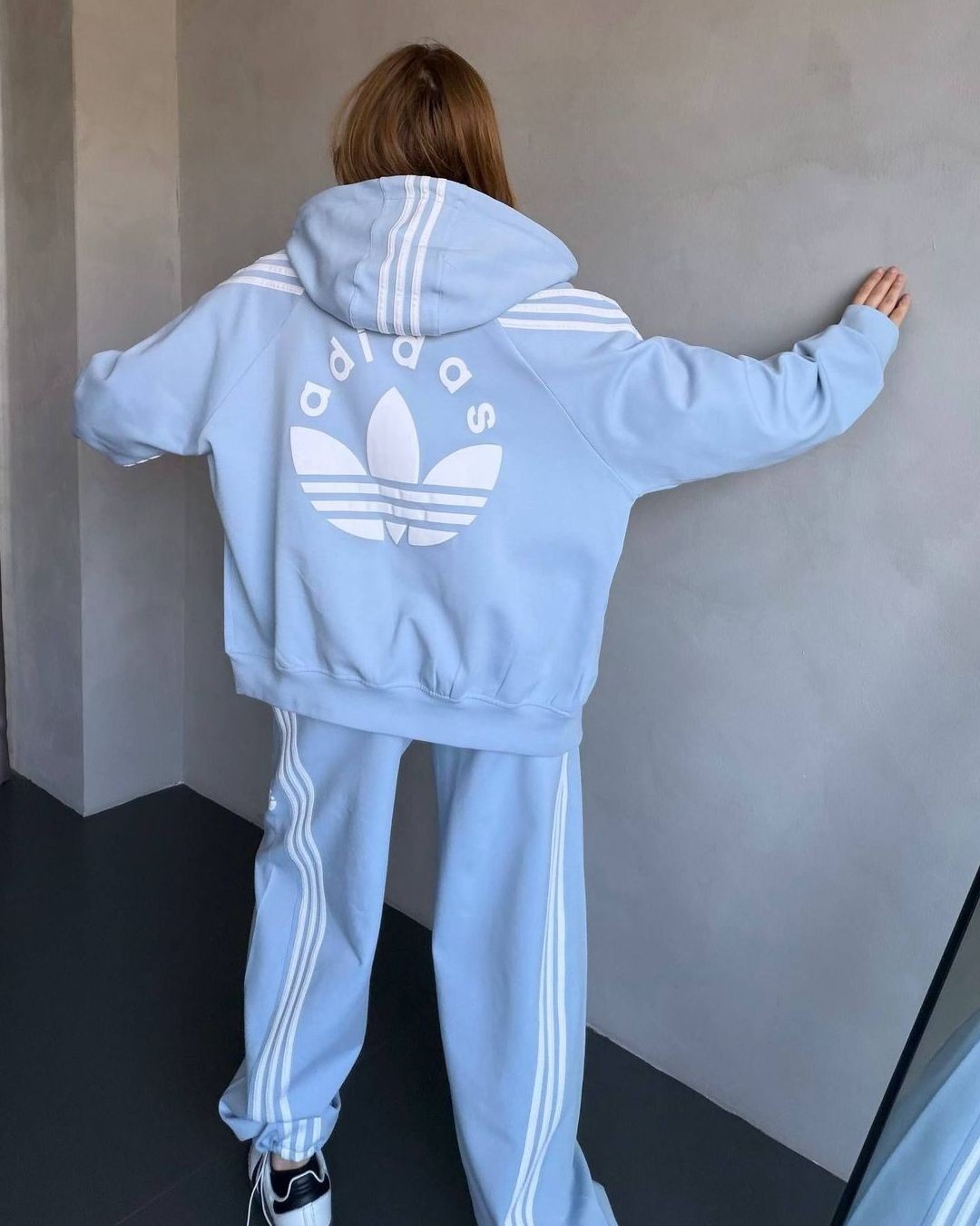 Two Piece Set - Blue - back view