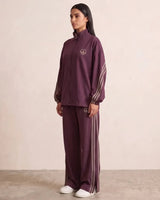 Two Piece Set - Purple - three-quarter view