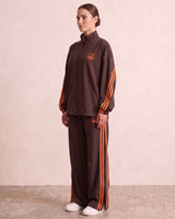 Two Piece Set - Brown - three-quarter view