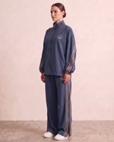 Two Piece Set - Navy - three-quarter view