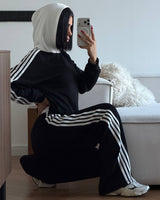 Two Piece Set - Black - side view