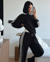 Two Piece Set - Black - front view
