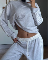 Two Piece Set - Grey - front view