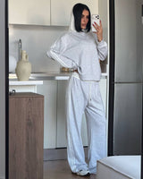 Two Piece Set - Grey - front view
