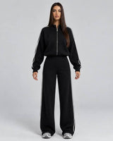 Two Piece Set - Black - front view