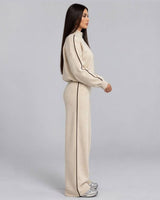Two Piece Set - Beige - side view